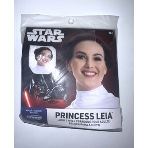 Princess Leia Wig Heat Resistant Synthetic Hair Halloween Prop Star Wars Cosplay